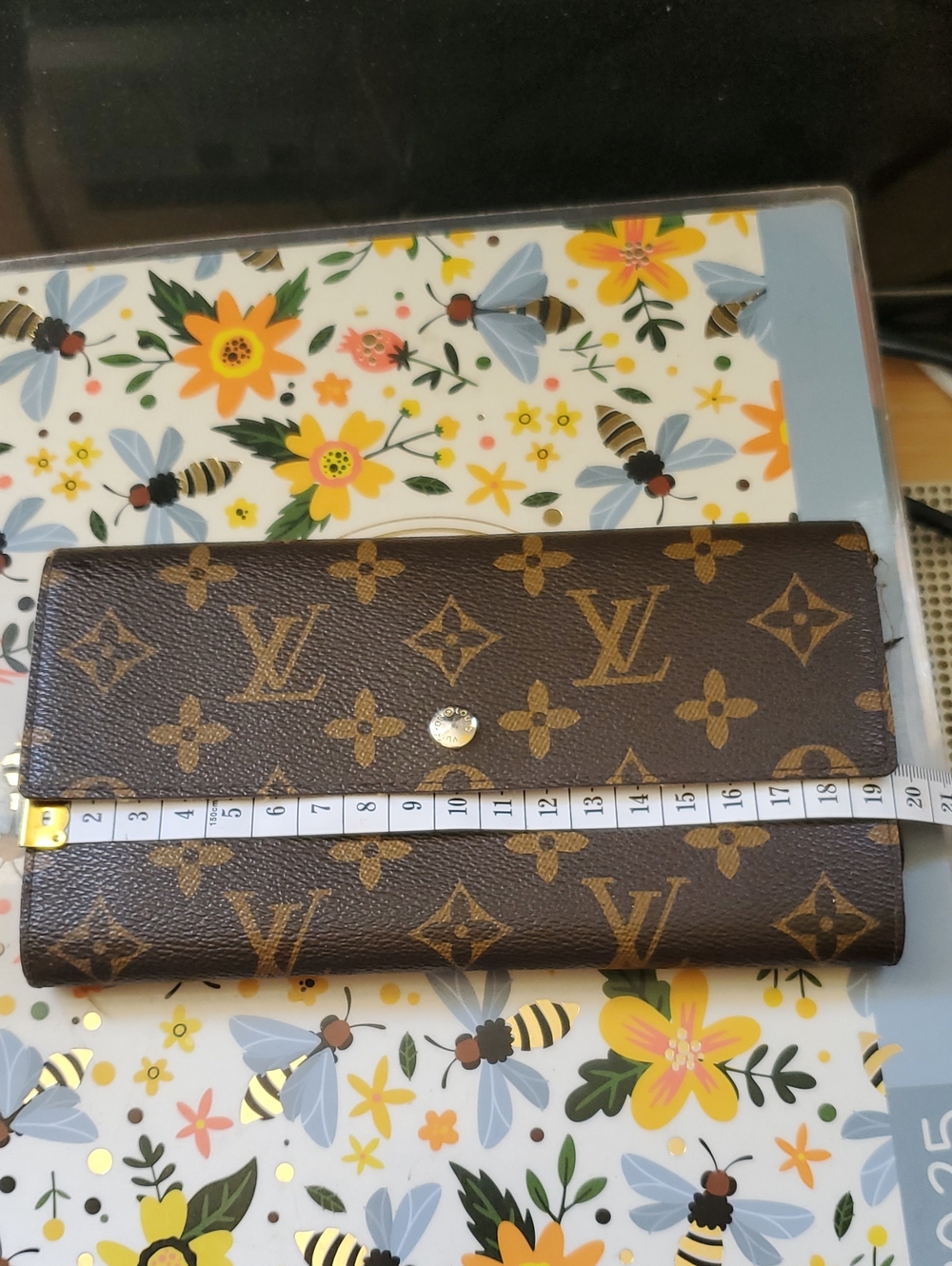 Louis Vuitton Monogram Canvas Trifold Wallet in Brown